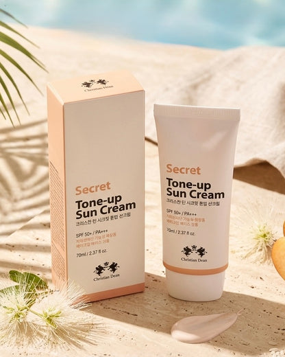 CHRISTIAN DEAN Secret Tone-up Sun Cream SPF50+ PA+++ 70ml / Korean Cosmetics