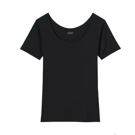 UNIQLO HEATTECH Seamless Crew Neck T-Shirt (Size: Medium)