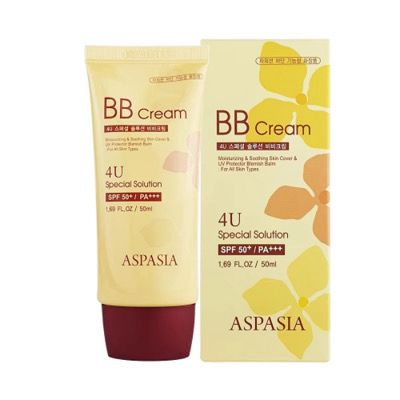 ASPASIA 4U Special Solution BB Cream 50ml (SPF 50+ PA+++) Miracle Skin Perfector BB Cream Anti-Aging Secret Black